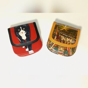 Taxi Wallets Set (2items) Alicia Klein Cat and New York City